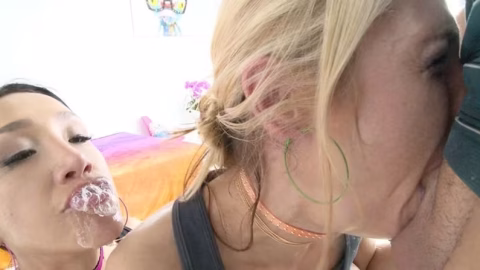 Swallowed – Sarah And Vicki Show Messy Sharing Is Caring