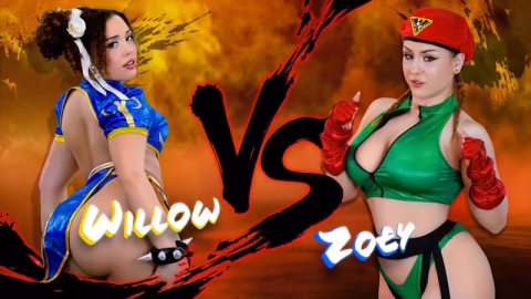 Reptyle – Willow Ryder vs Zoey Uso Fight Street Fighter Parody
