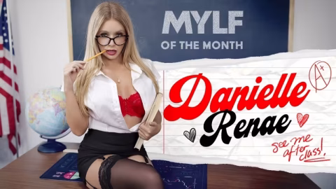 Reptyle – August Spotlight Danielle Renae Wants the Whole Class to Gangbang Her