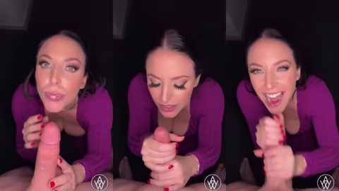 Onlyfans – Angela White – Stroke Suck And Gag While Maintaining Intense Eye Contact