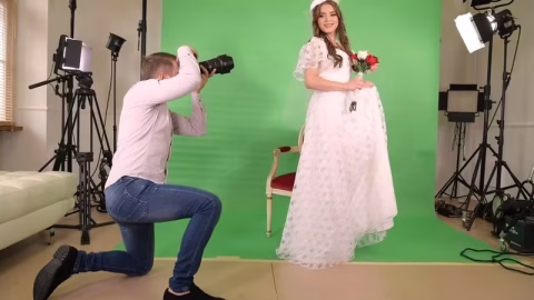 Pornworld – Disappointed bride Evelina Darlings shaved pussy fucked by photographer GP961