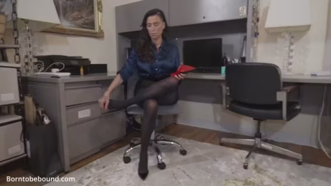 Borntobebound – Office Babe Gets All Taped Up