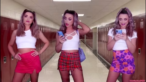 Miss Amelia – Bullied In The Hallway By The Hot Popular Girls