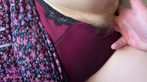 She Thought I Was My Stepdad – Hairy Milf Stepmoms Pussy Clenched Around My Fingers In Excitement