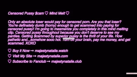 Majesty Natalie – Ultimate Pussy Denial