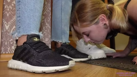 Licking Girls Feet – Nicole And Pamela – Now You Will Worship Us Whenever We Want